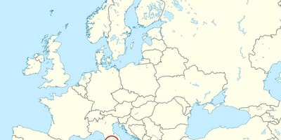Žemėlapis Vatikanas europa