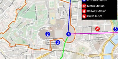 Įėjimas į Vatikano muziejus map