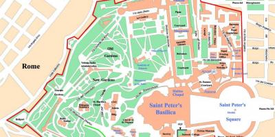 Vatikano miesto politiniame žemėlapyje